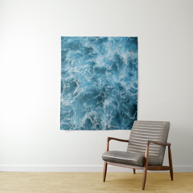 Ocean Blue  Tapestry (In Situ)