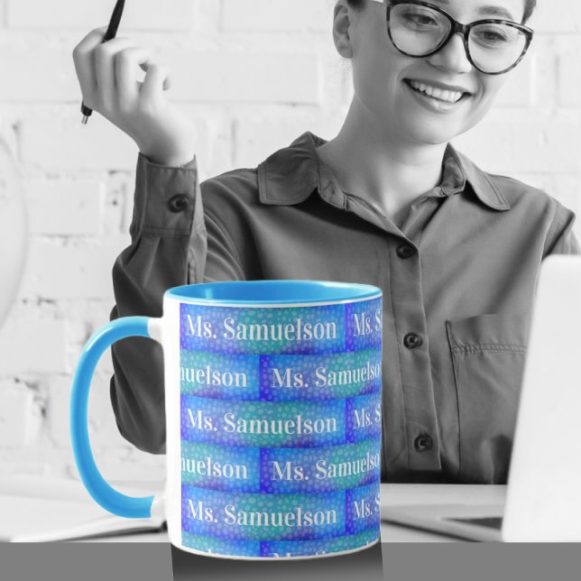 Ocean Blue Teacher Appreciation Mug (Creator Uploaded)