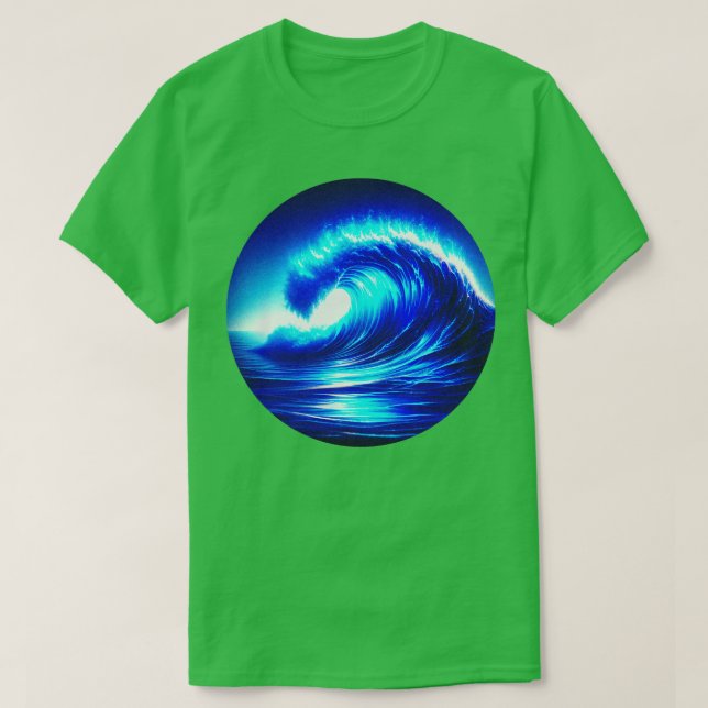 Ocean Blue TShirt (Design Front)