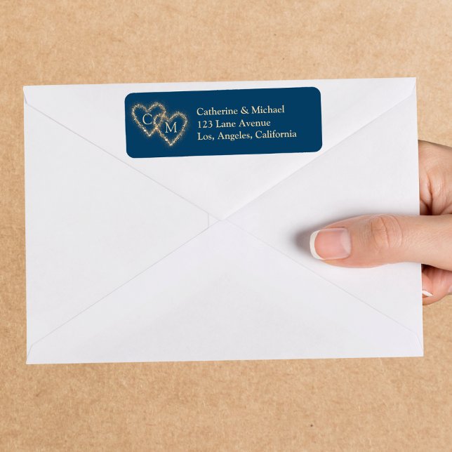 Ocean Blue Watercolor Waves With Monogram Wedding  (Creator Uploaded)