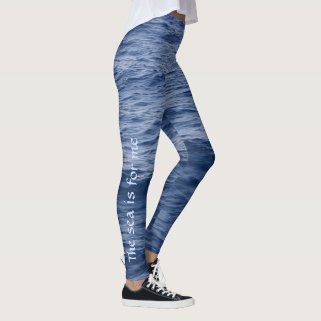 Ocean Blue Waters Leggings (Right)