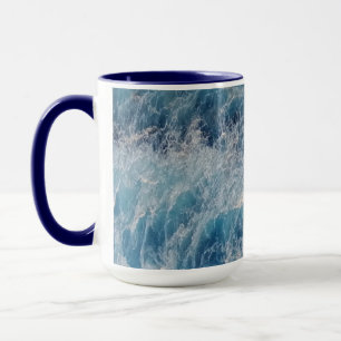 Ocean Blue Waves Mug