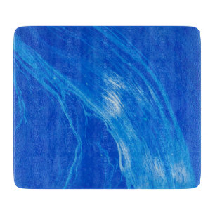 Ocean Blue Waves Summer Time Cutting Board