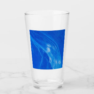 Ocean Blue Waves Summer Time Glass