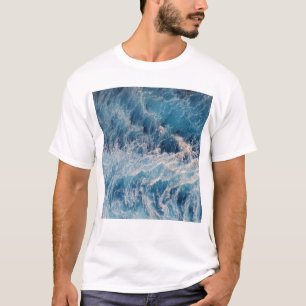 Ocean Blue Waves T-Shirt