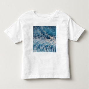 Ocean Blue Waves Toddler T-Shirt