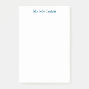 Ocean Blue & White Professional Unique Classical Post-it Notes