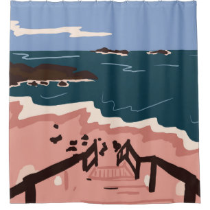 Ocean Blues Shower Curtain