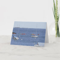 Ocean boats Card