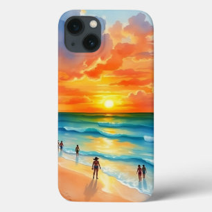 Ocean Breeze and Fiery Skies iPhone 13 Case