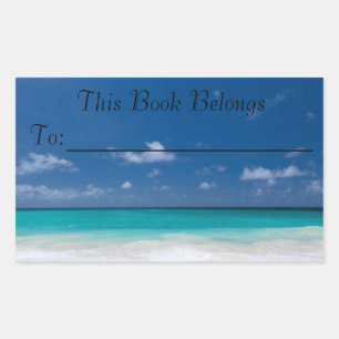 Ocean Breeze Book Label