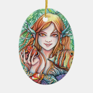 Ocean Breeze Ceramic Tree Decoration