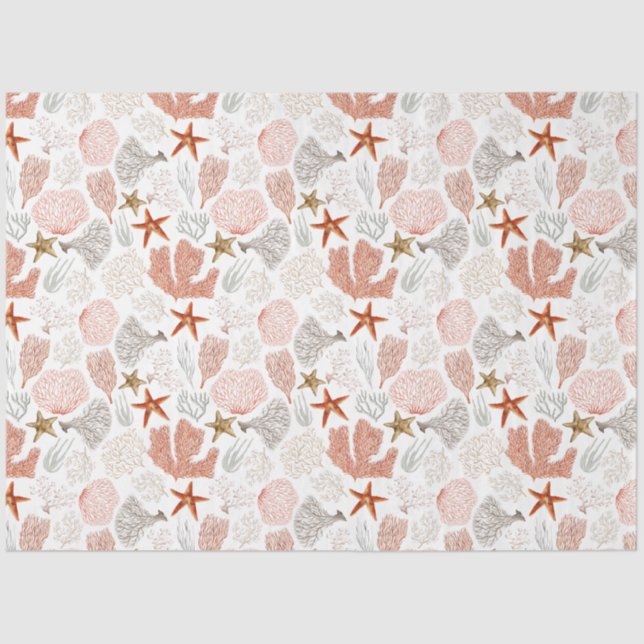 Ocean Breeze Series Design 3 Tissue Paper (Front)