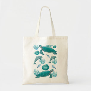 Ocean Breeze Tote   Beach & Dolphin Vibes 🏖️ Bag