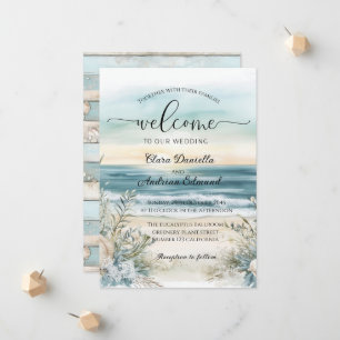 Ocean Breeze Wedding Invitation