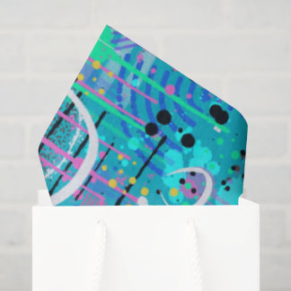 Ocean Bubbles: Maximalist Art Tissue Paper