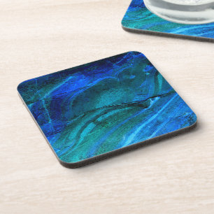 Ocean Carved Stone Coaster