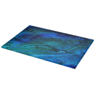 Ocean Carved Stone Cutting Board