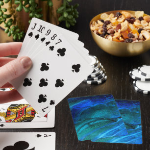 Ocean Carved Stone Playing Cards