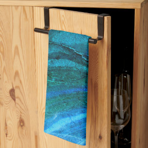 Ocean Carved Stone Tea Towel