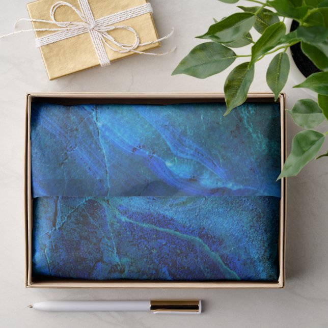 Ocean Carved Stone  Tissue Paper (Gift)