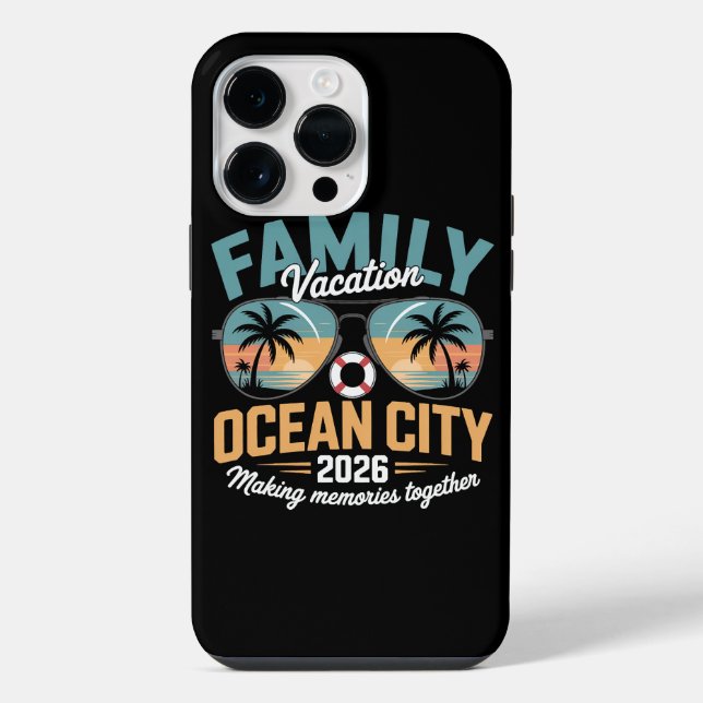 Ocean City Beach iPhone Case (Back)