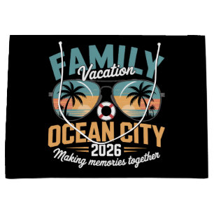 Ocean City Beach Large Gift Bag