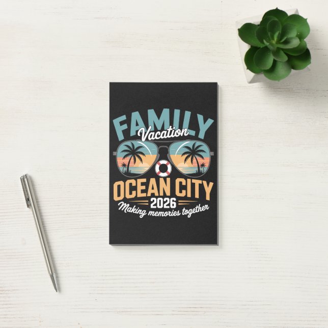 Ocean City Beach Post-it Notes (Office)