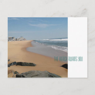 Ocean City Maryland, Beach Postcard