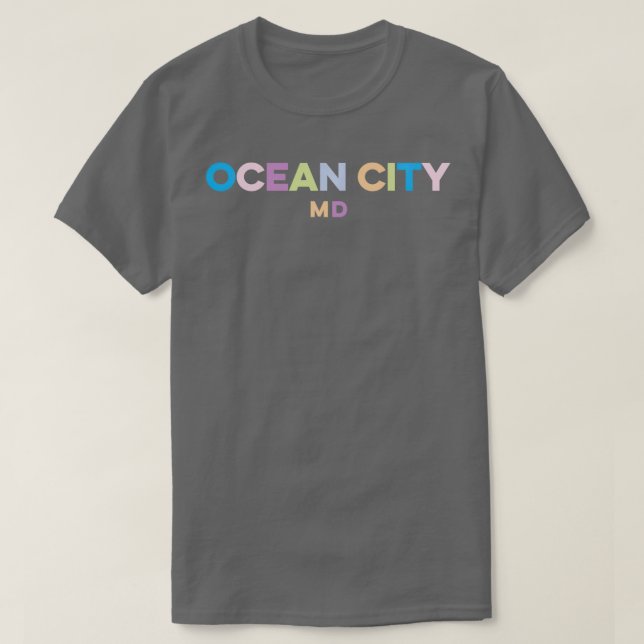 Ocean City Maryland Colourful Vacation Pullover  (Design Front)