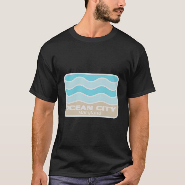 Ocean City Maryland Md Family Vacation Souvenir T-Shirt (Front)