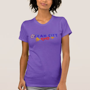 Ocean City Maryland, Summertime Beachside T-Shirt