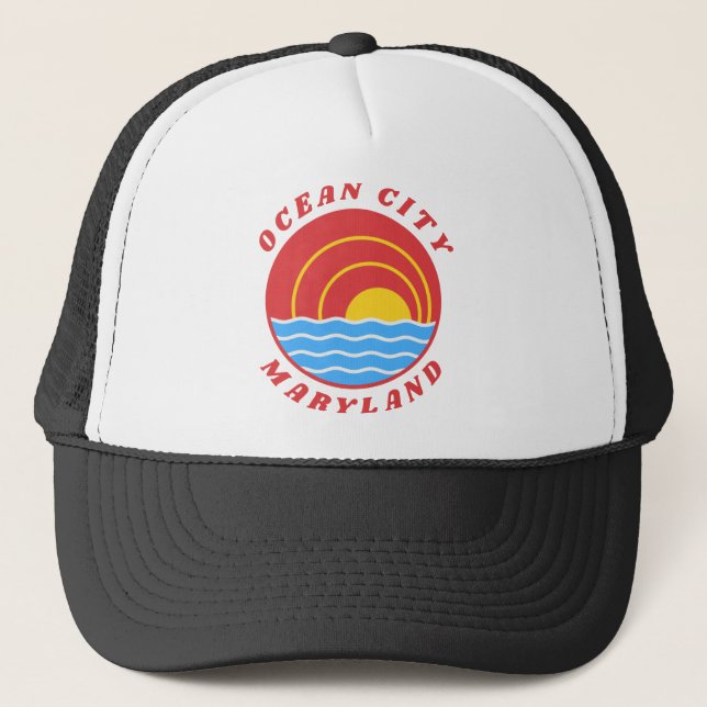 Ocean City Maryland Trucker Hat (Front)