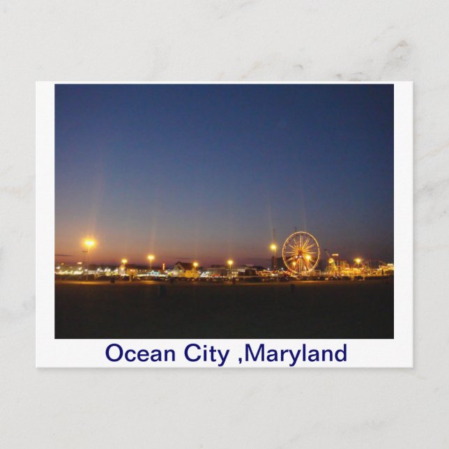 Ocean City,Maryland,USA Postcard (Front)