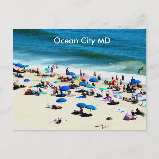 ocean city md postcard (Front)