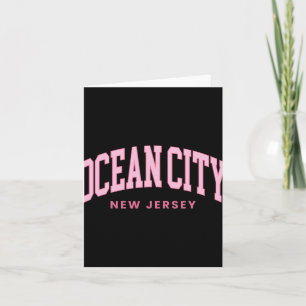 Ocean City New Jersey Nj Retro Preppy Throwback Wo Card