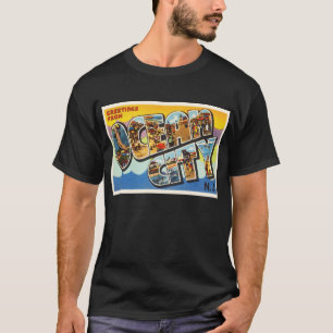 Ocean City New Jersey NJ Vintage Travel Postcard- T-Shirt