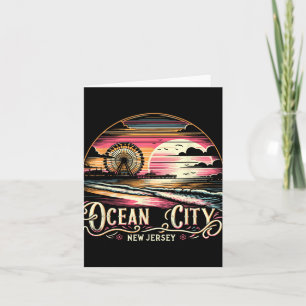 Ocean City New Jersey Travel Summer Family Vacatio Card