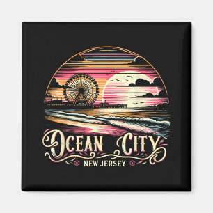 Ocean City New Jersey Travel Summer Family Vacatio Magnet