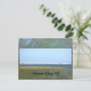 Ocean City, NJ Bridge Postcard