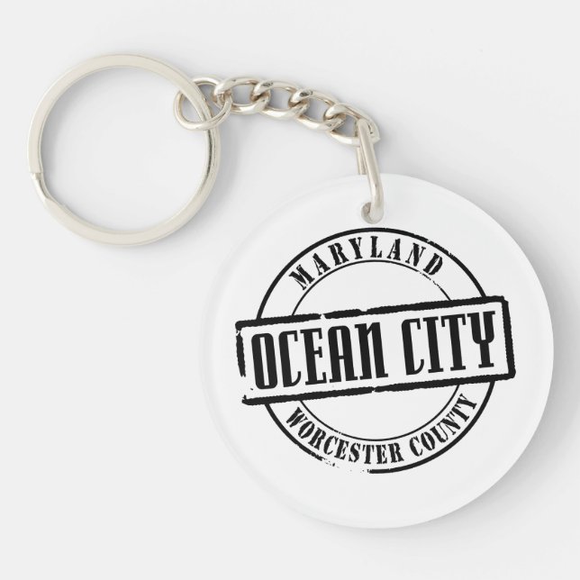 Ocean City Title Key Ring (Front)