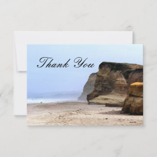 Ocean Cliffs Thank You Card