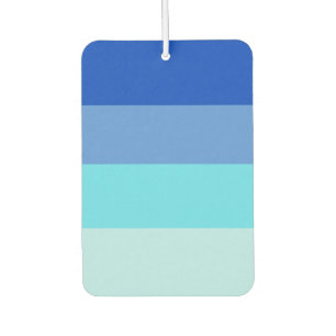 Ocean Colours Stripes Car Air Freshener