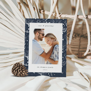 Ocean Coral Border   Vertical Photo