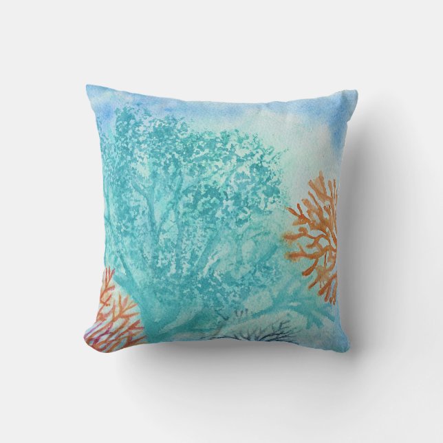 Ocean Corals Cushion (Front)