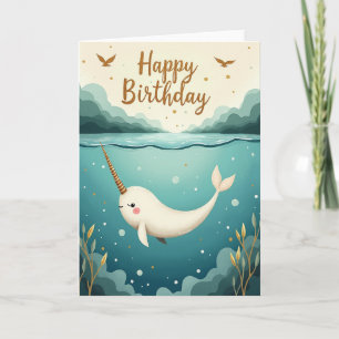 Ocean Creature Birthday Card