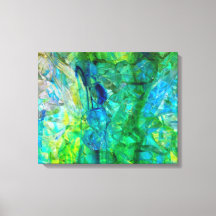 Ocean Crystals 2 20x16 canvas print