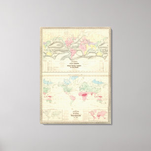 Ocean Currents and the Great River Basins Canvas Print