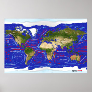 Ocean Currents Poster
