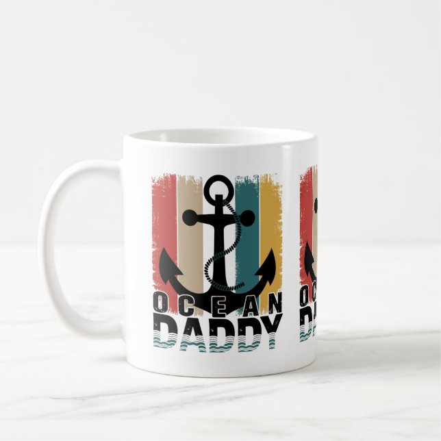 Ocean Daddy | Nautical-Themed Mug for Sea-Loving D (Left)